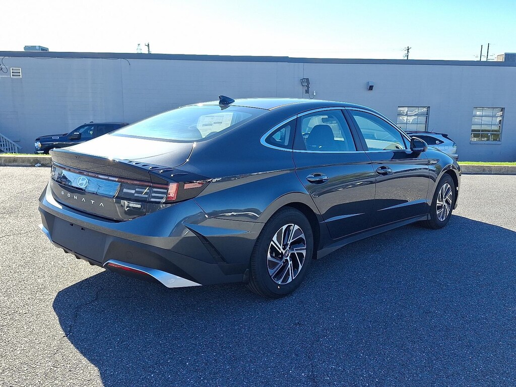 New 2026 Hyundai Sonata Hybrid Blue Sedan