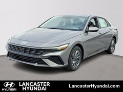 2026 Hyundai Elantra Hybrid Blue Sedan