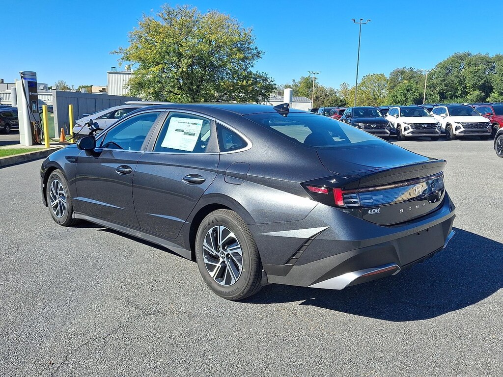 New 2026 Hyundai Sonata Hybrid Blue Sedan