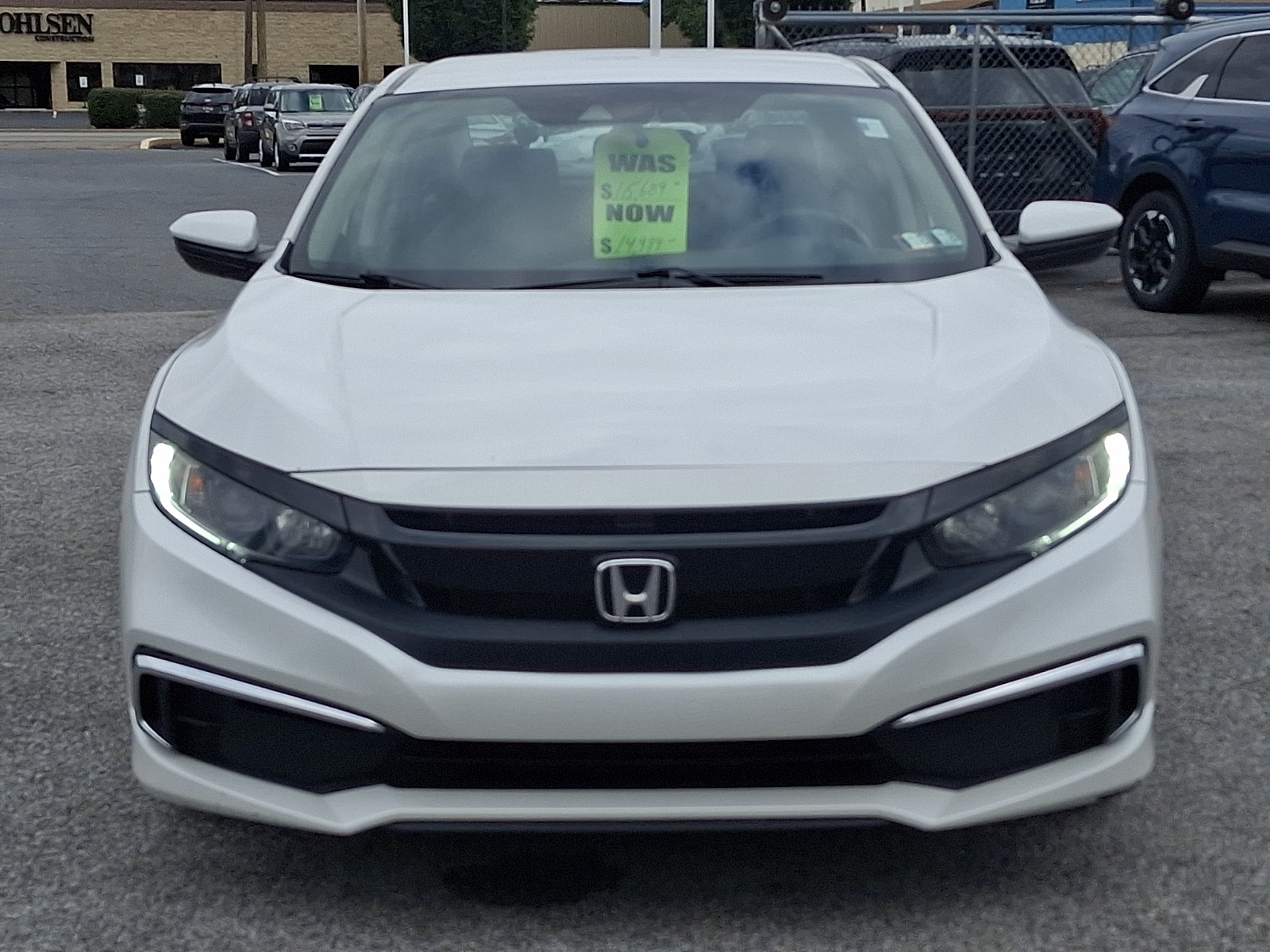 Used 2019 Honda Civic LX with VIN 2HGFC2F66KH530952 for sale in East Petersburg, PA