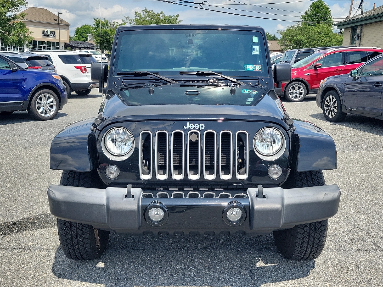 Used 2016 Jeep Wrangler Unlimited Sahara with VIN 1C4BJWEG3GL328455 for sale in East Petersburg, PA