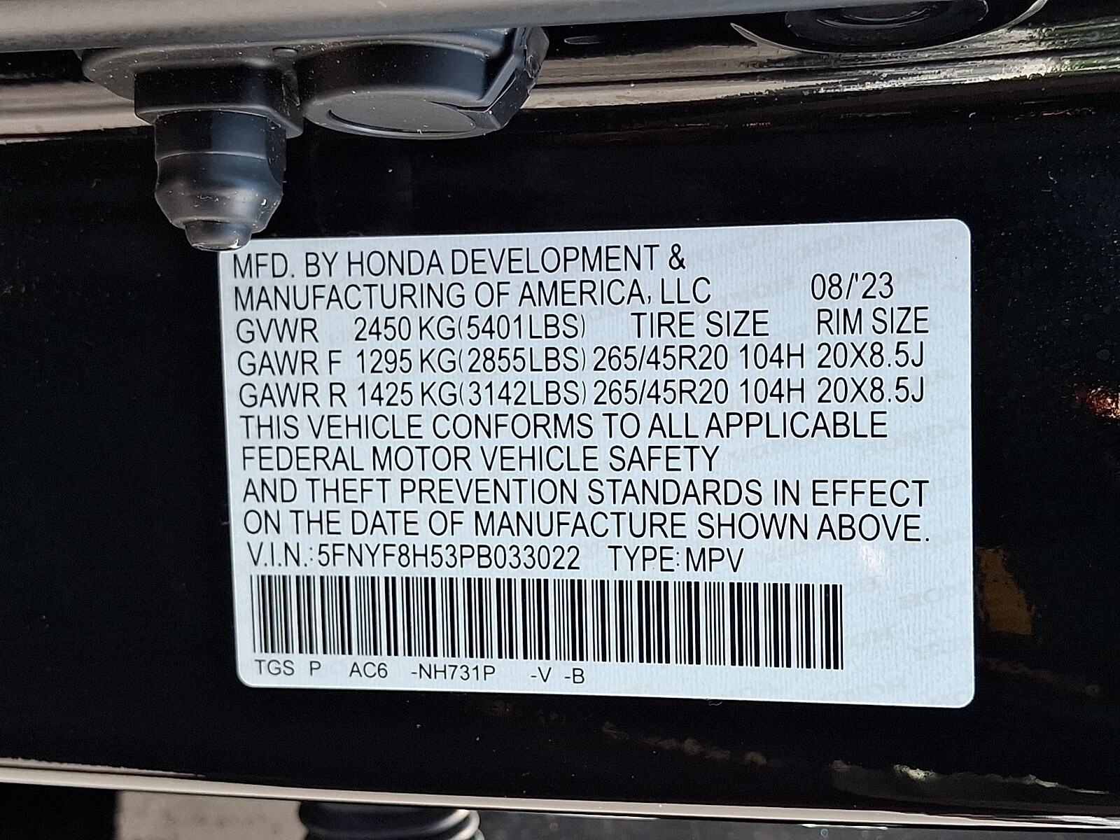 2023 Honda Passport EX-L - Photo 28