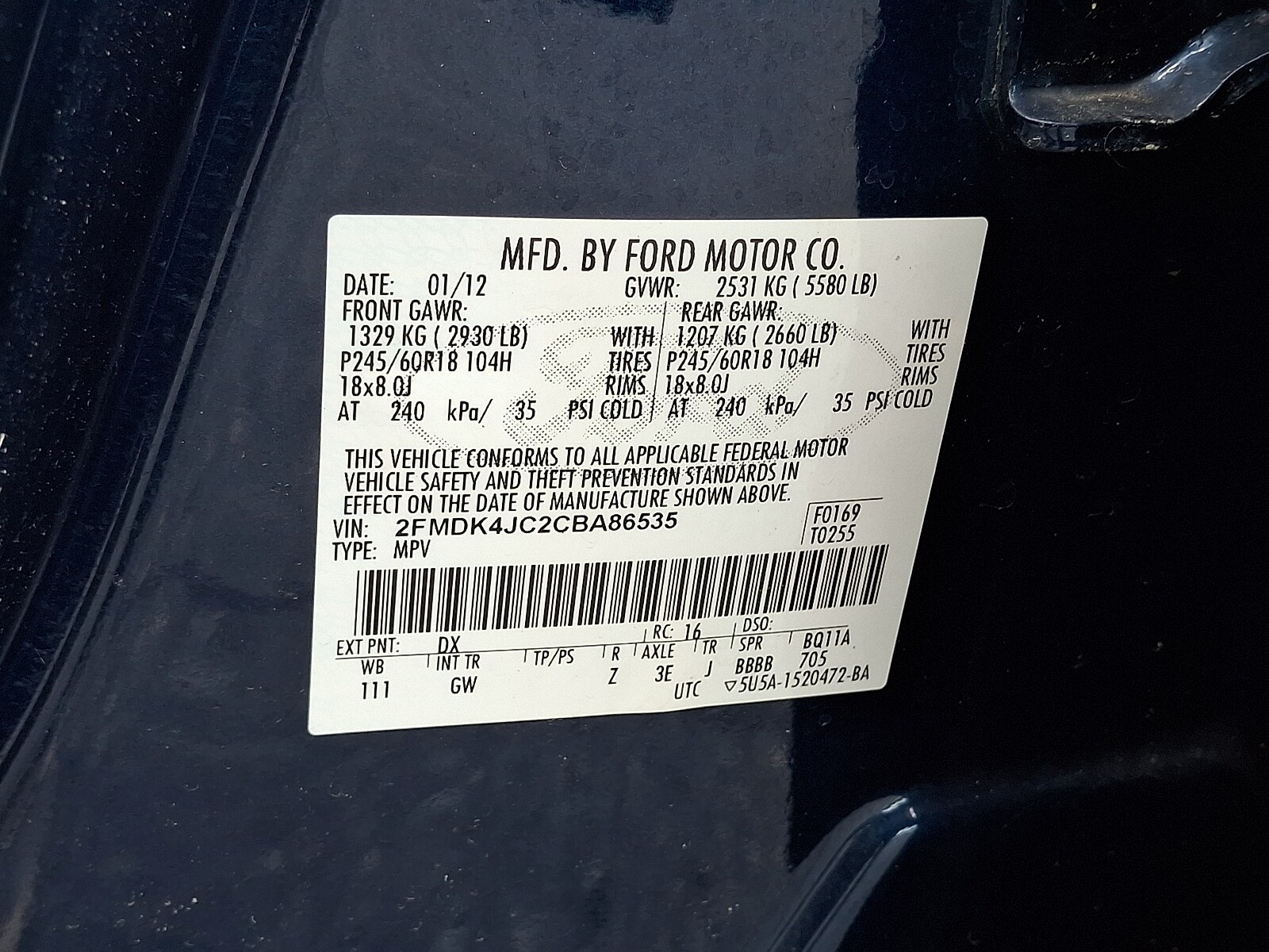 2012 Ford Edge SEL - Photo 27