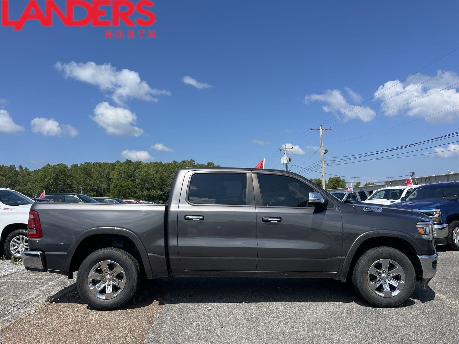 Certified 2020 RAM Ram 1500 Pickup Laramie with VIN 1C6SRFJT2LN398448 for sale in Covington, TN