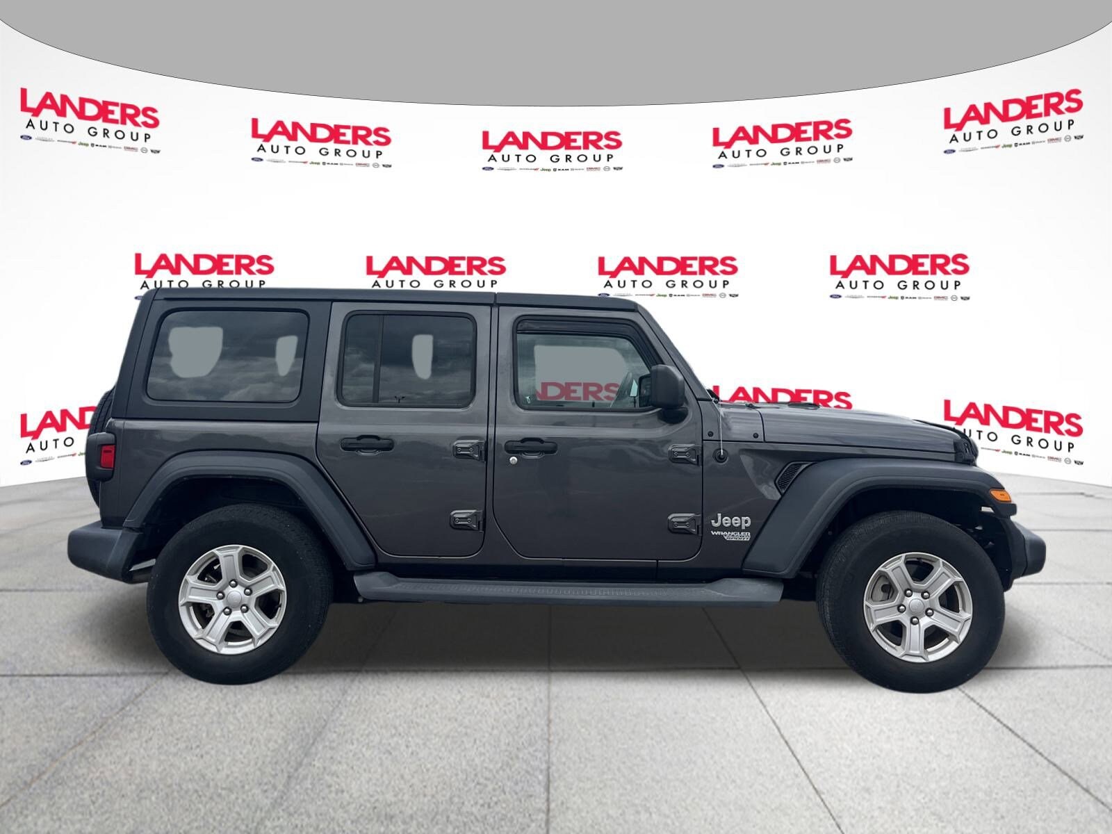 Used 2019 Jeep Wrangler Unlimited Sport S with VIN 1C4HJXDG4KW613657 for sale in Covington, TN