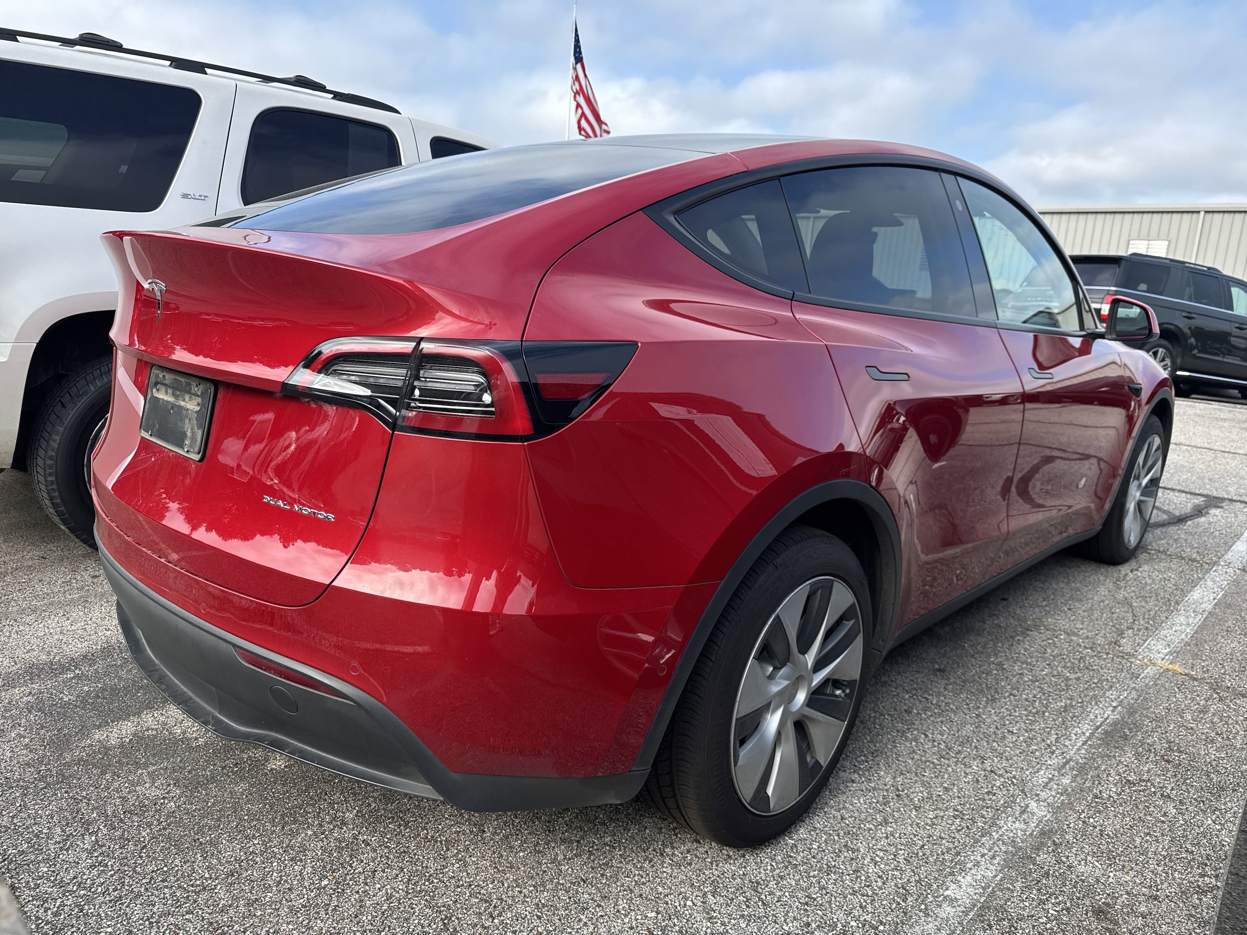 Used 2023 Tesla Model Y Long Range with VIN 7SAYGDEEXPA023100 for sale in Northfield, Minnesota