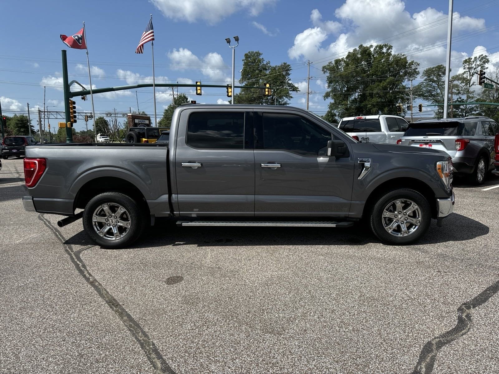 Certified 2021 Ford F-150 XLT with VIN 1FTEW1CP6MFA02096 for sale in Collierville, TN