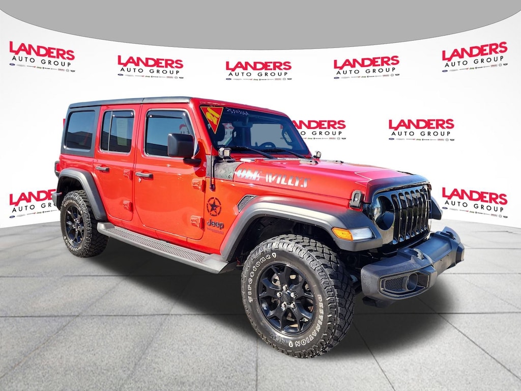 Used 2021 Jeep Wrangler Unlimited Willys Unlimited Willys 4x4