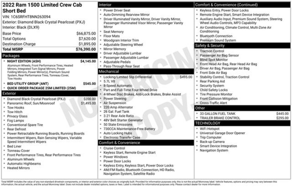 Used 2022 Ram 1500 Limited Truck
