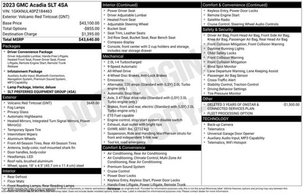 Used 2023 GMC Acadia SLT SUV