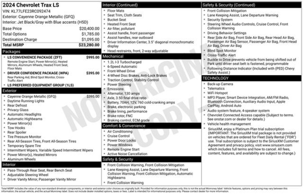 Used 2024 Chevrolet Trax LS SUV