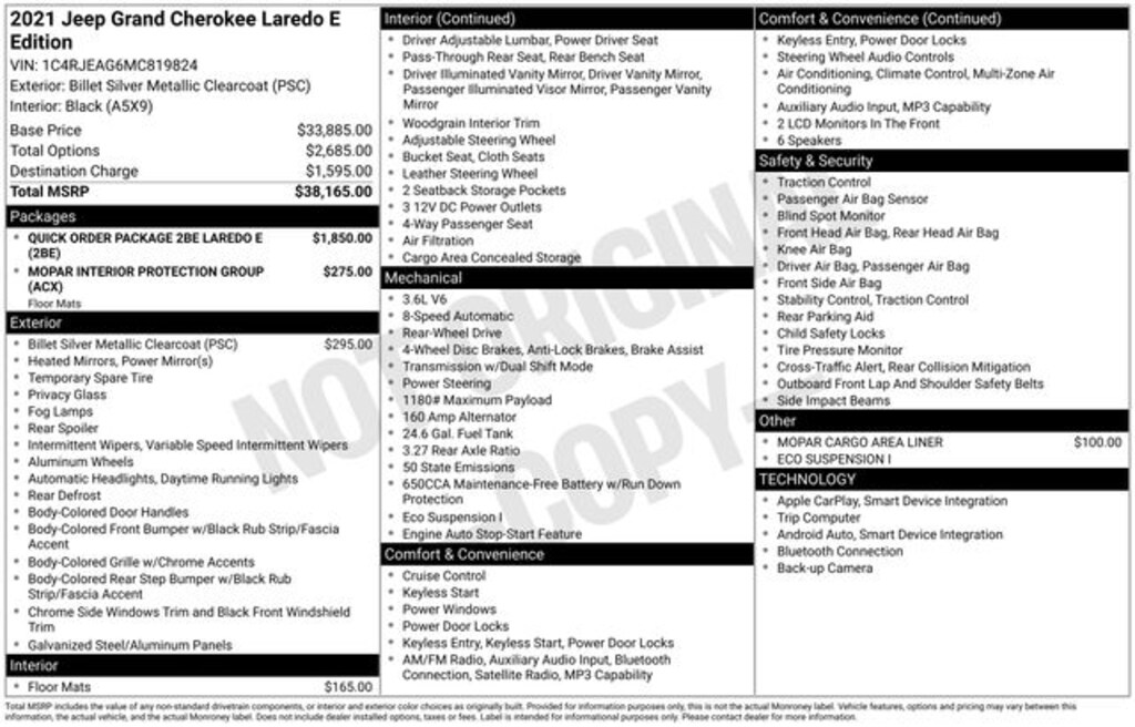 Used 2021 Jeep Grand Cherokee Laredo E SUV