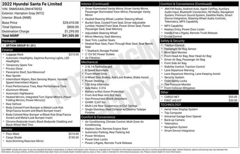 Used 2022 Hyundai Santa Fe Limited SUV