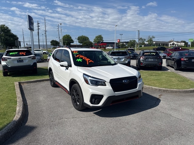 Used 2021 Subaru Forester Sport with VIN JF2SKARC6MH493956 for sale in Huntsville, AL