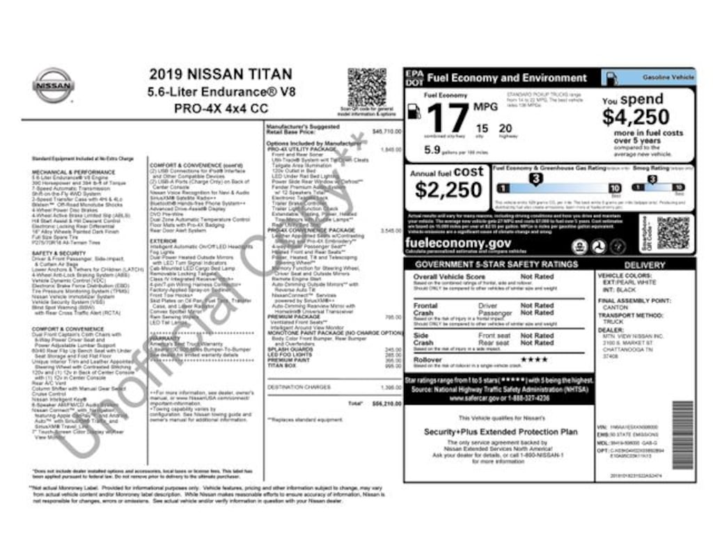 Used 2019 Nissan Titan PRO-4X Truck Crew Cab