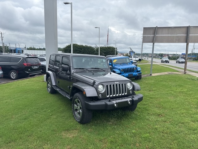 Used 2017 Jeep Wrangler Unlimited Sahara with VIN 1C4BJWEG8HL620121 for sale in Huntsville, AL