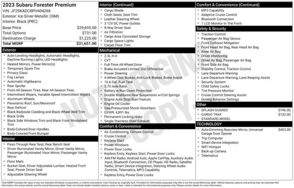 Certified 2023 Subaru Forester Premium SUV