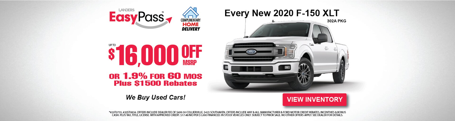 Landers Ford South Ford Dealership in Southaven MS