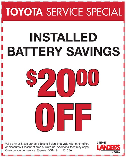 Toyota Service Specials | Steve Landers Toyota, Little ...