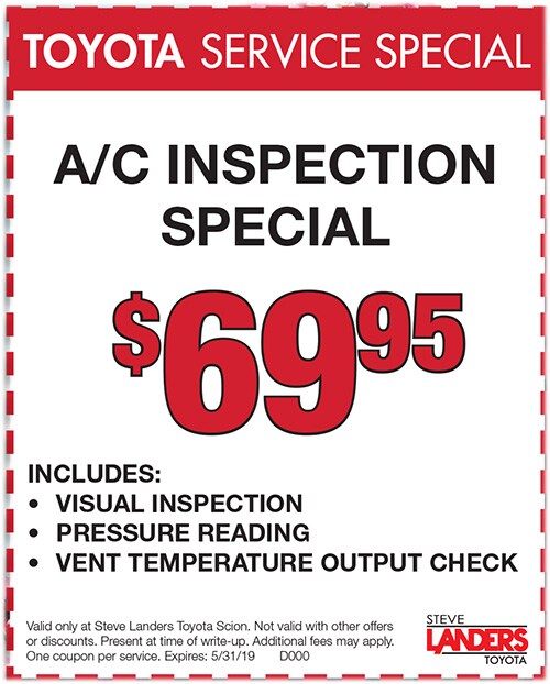 Toyota Service Specials | Steve Landers Toyota, Little ...