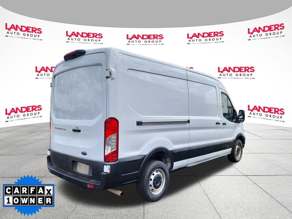 Used 2023 Ford Transit Cargo Van T250 T-250 130 Med Rf 9070 GVWR RWD