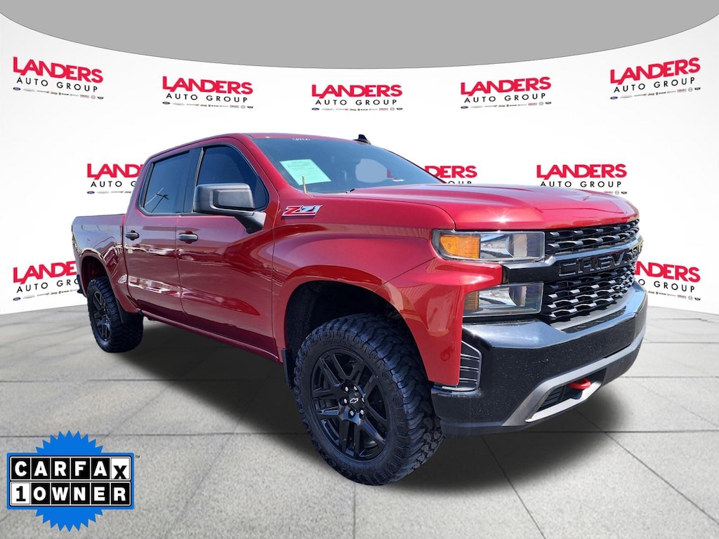 Used 2021 Chevrolet Silverado 1500 Custom Trail Boss 4WD Crew Cab 147 Custom Trail Boss