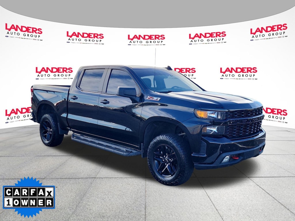 Used 2021 Chevrolet Silverado 1500 Custom Trail Boss 4WD Crew Cab 147 Custom Trail Boss