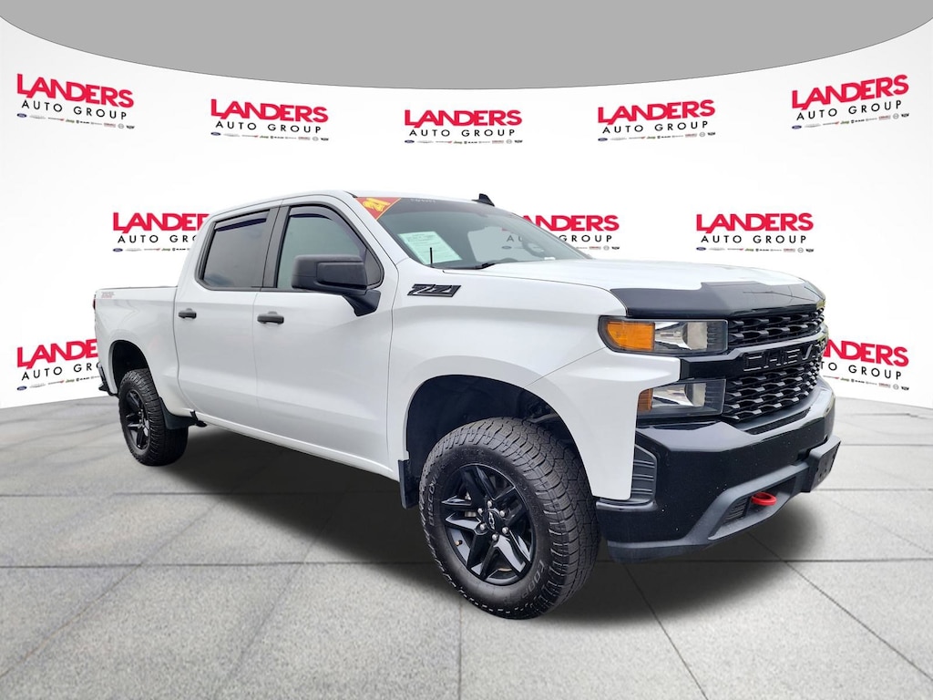 Used 2021 Chevrolet Silverado 1500 Custom Trail Boss 4WD Crew Cab 147 Custom Trail Boss