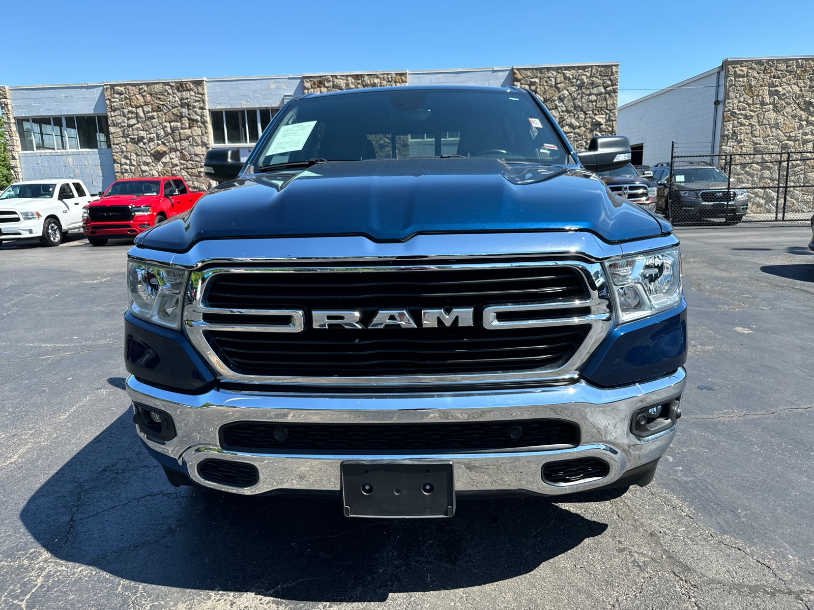 Used 2021 RAM Ram 1500 Pickup Big Horn/Lone Star with VIN 1C6SRFFT0MN666164 for sale in Independence, MO