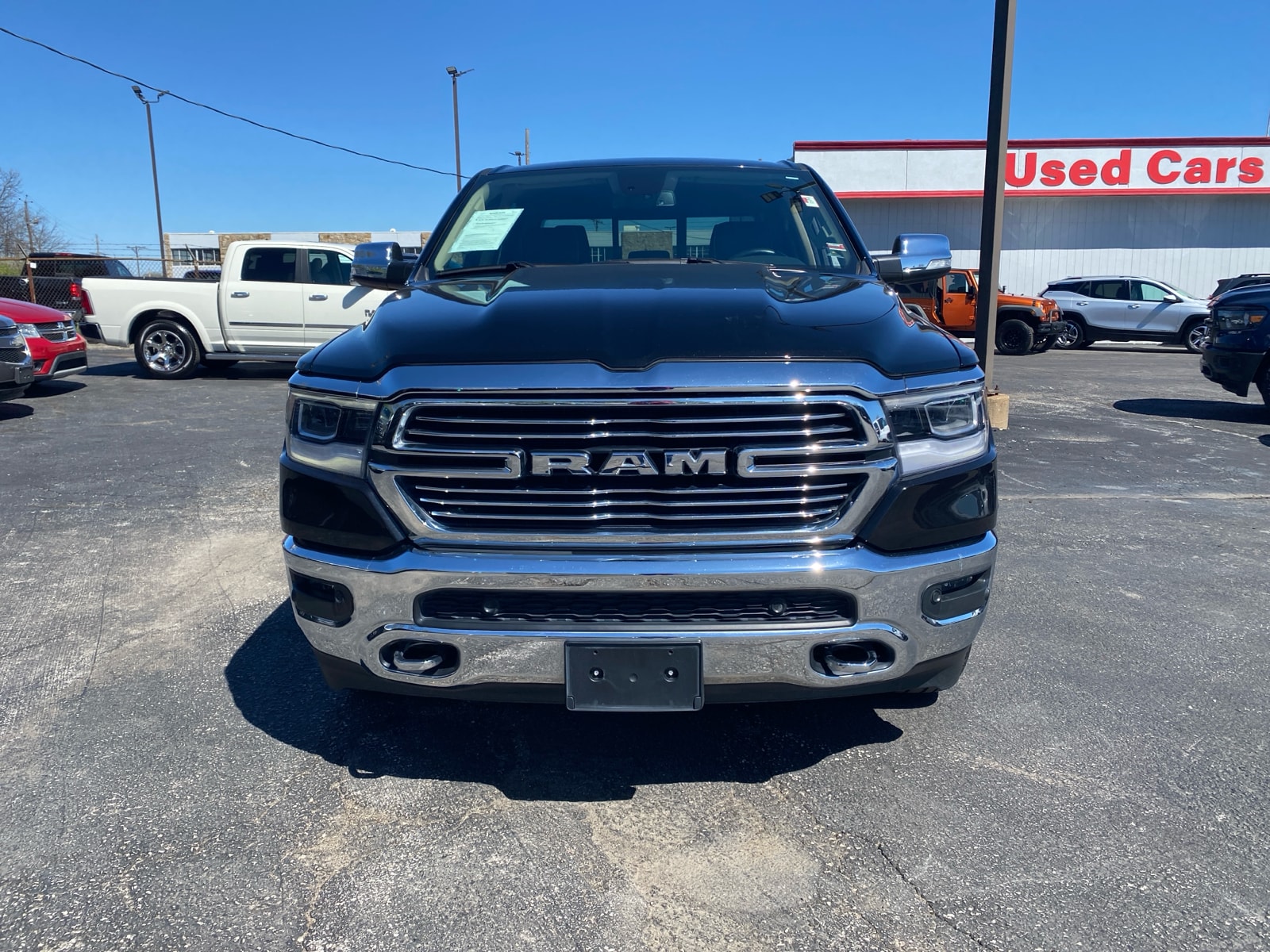 Used 2020 RAM Ram 1500 Pickup Laramie with VIN 1C6SRFJT0LN378537 for sale in Independence, MO