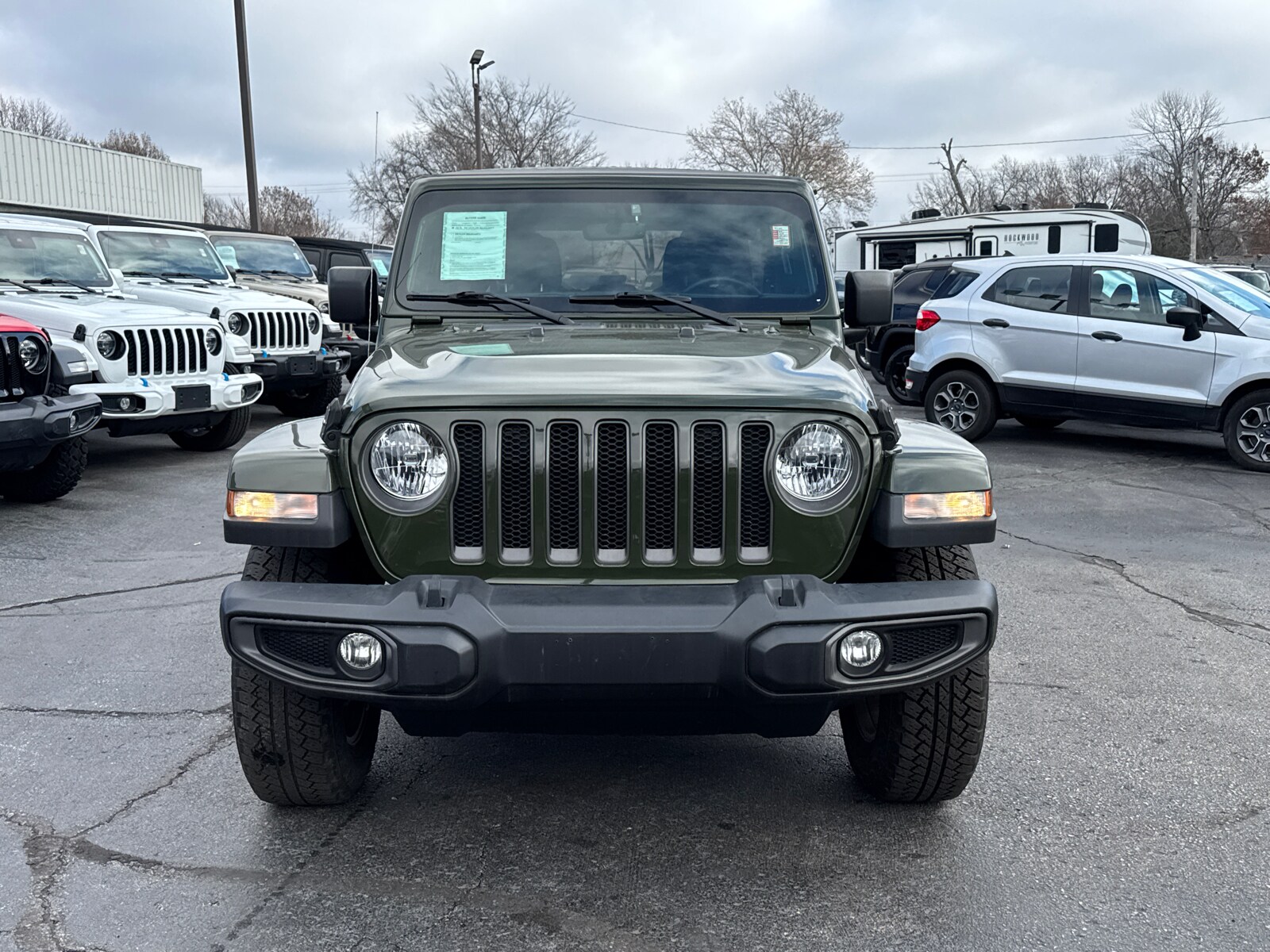 Used 2021 Jeep Wrangler Unlimited 80TH with VIN 1C4HJXDN6MW600832 for sale in Kansas City