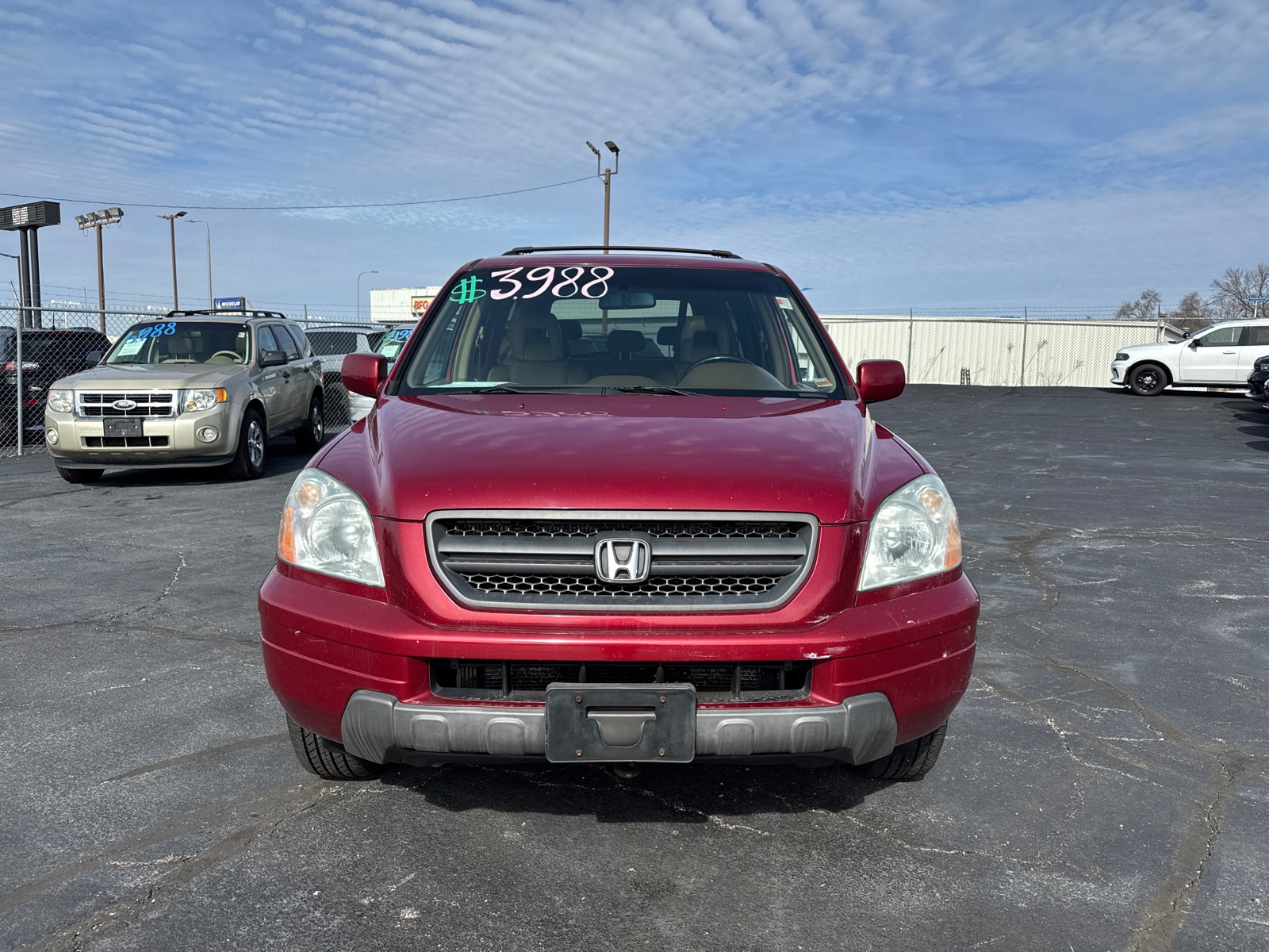 Used 2005 Honda Pilot EX with VIN 5FNYF18535B008318 for sale in Kansas City