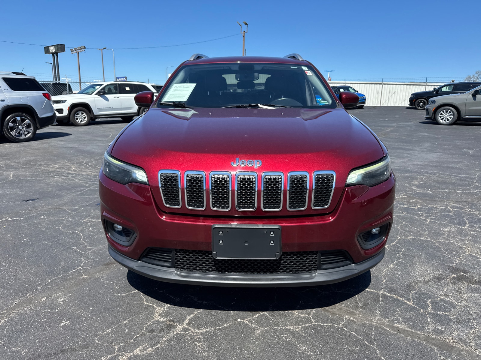 Used 2019 Jeep Cherokee Latitude Plus with VIN 1C4PJLLB7KD308160 for sale in Kansas City