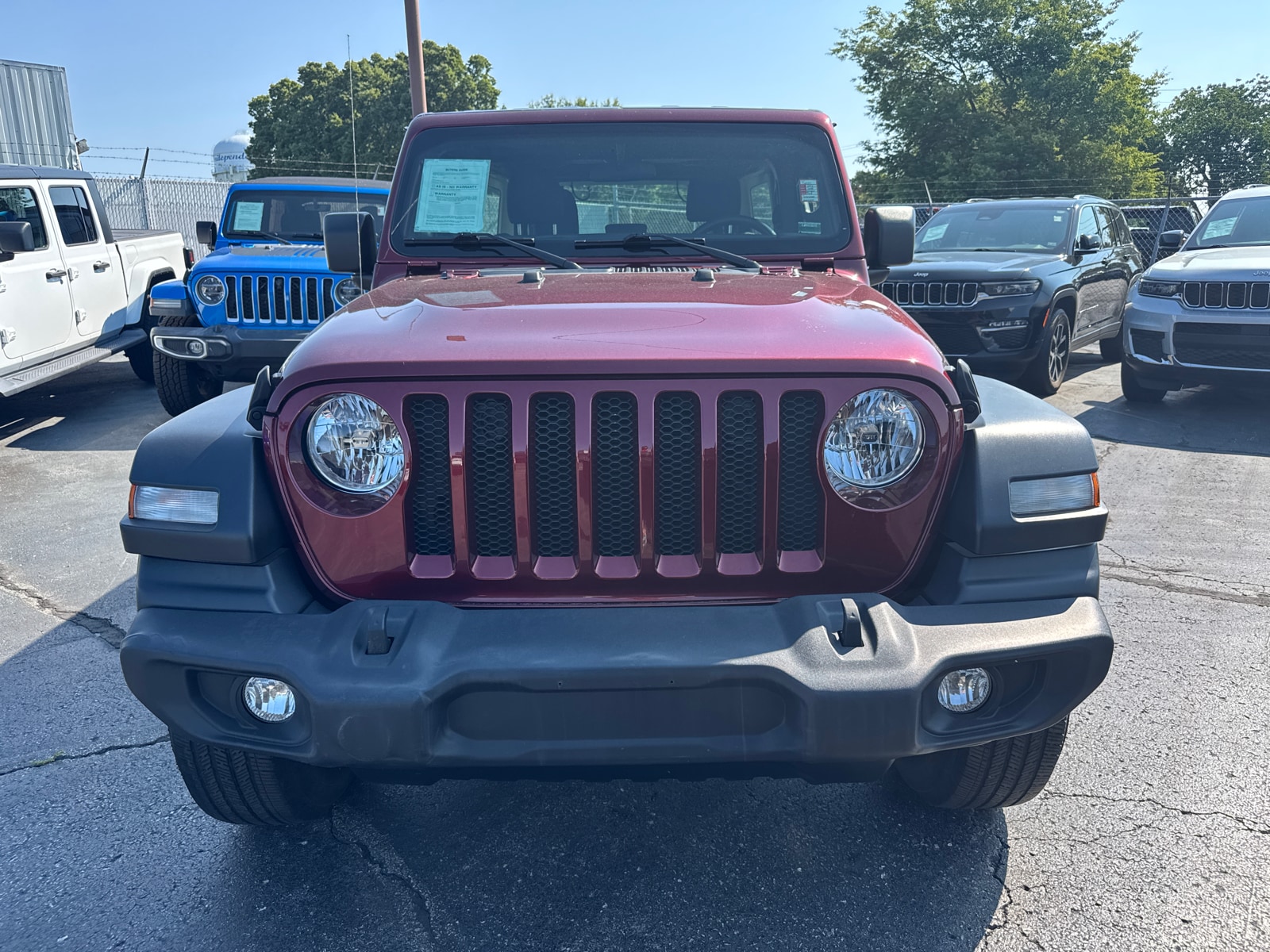 Used 2022 Jeep Wrangler Unlimited Sport with VIN 1C4HJXDN5NW145229 for sale in Kansas City