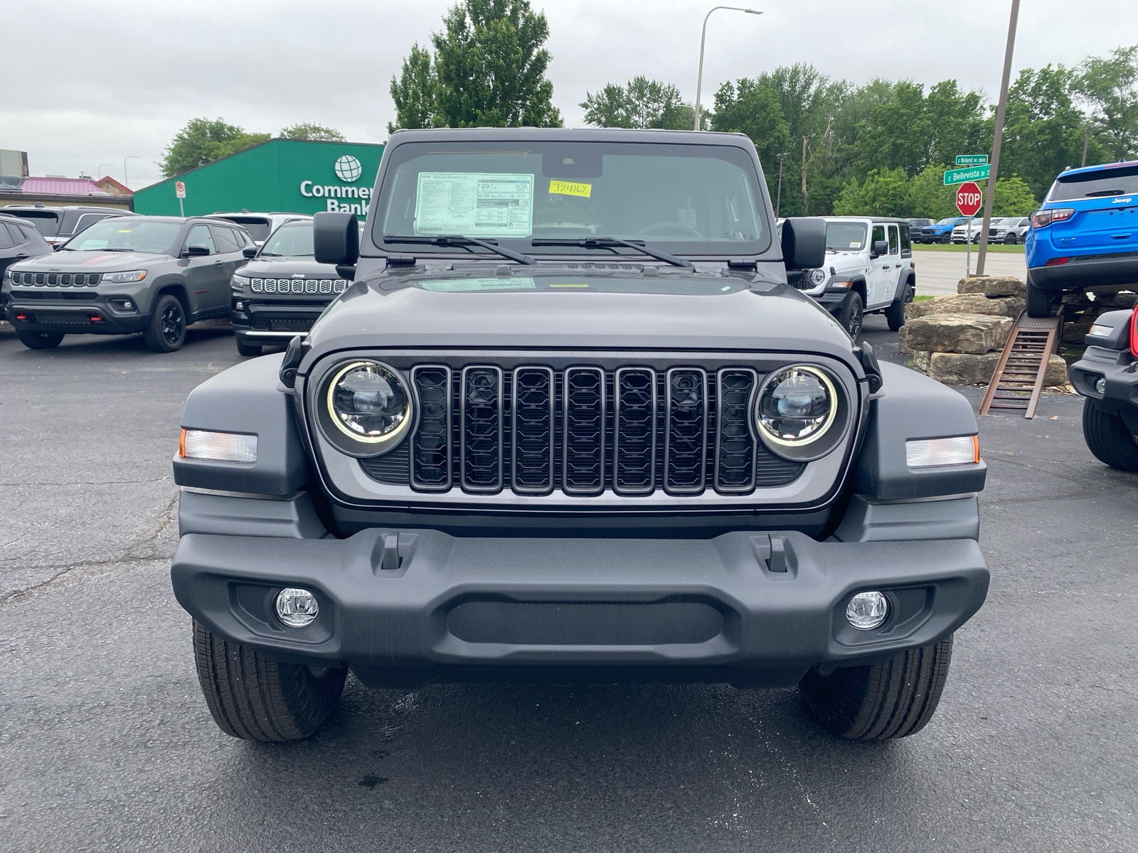 Used 2024 Jeep Wrangler 4-Door Sport S with VIN 1C4PJXDG5RW283100 for sale in Kansas City