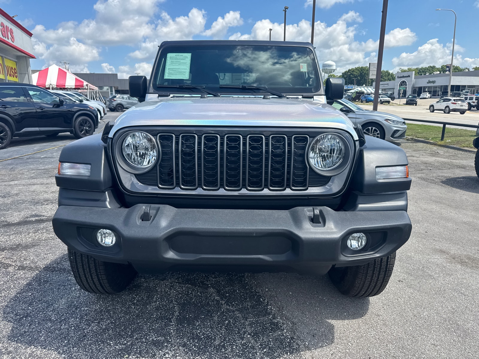 Used 2025 Jeep Wrangler 4-Door Sport with VIN 1C4PJXDNXSW531913 for sale in Kansas City
