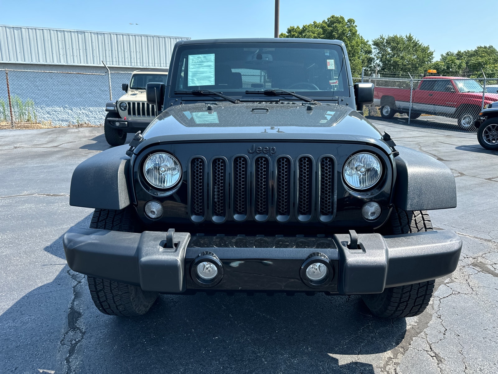 Used 2017 Jeep Wrangler Willys Wheeler with VIN 1C4AJWAG4HL632770 for sale in Kansas City