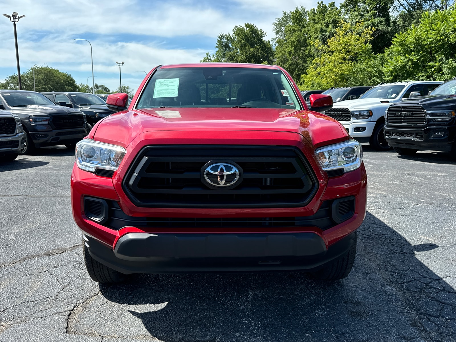 Used 2021 Toyota Tacoma SR with VIN 3TMCZ5AN7MM387708 for sale in Kansas City