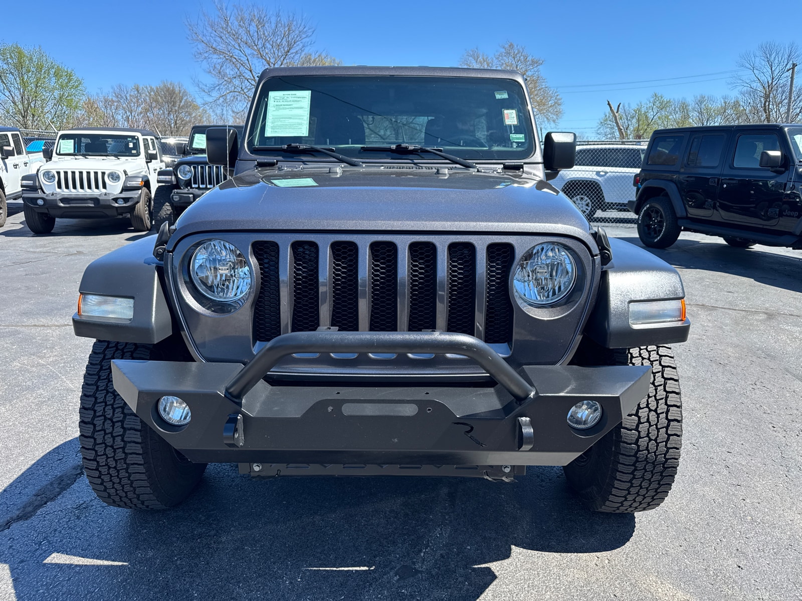 Used 2021 Jeep Wrangler Unlimited Sport S with VIN 1C4HJXDM8MW738265 for sale in Kansas City