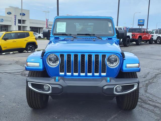 Used 2023 Jeep Wrangler 4xe Sahara 4XE with VIN 1C4JJXP67PW513340 for sale in Kansas City