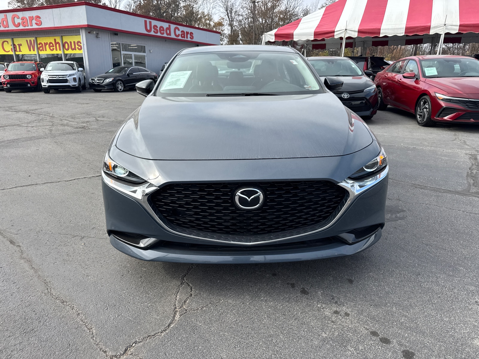 Used 2025 Mazda Mazda3 Carbon Edition with VIN JM1BPBCM1S1774592 for sale in Kansas City