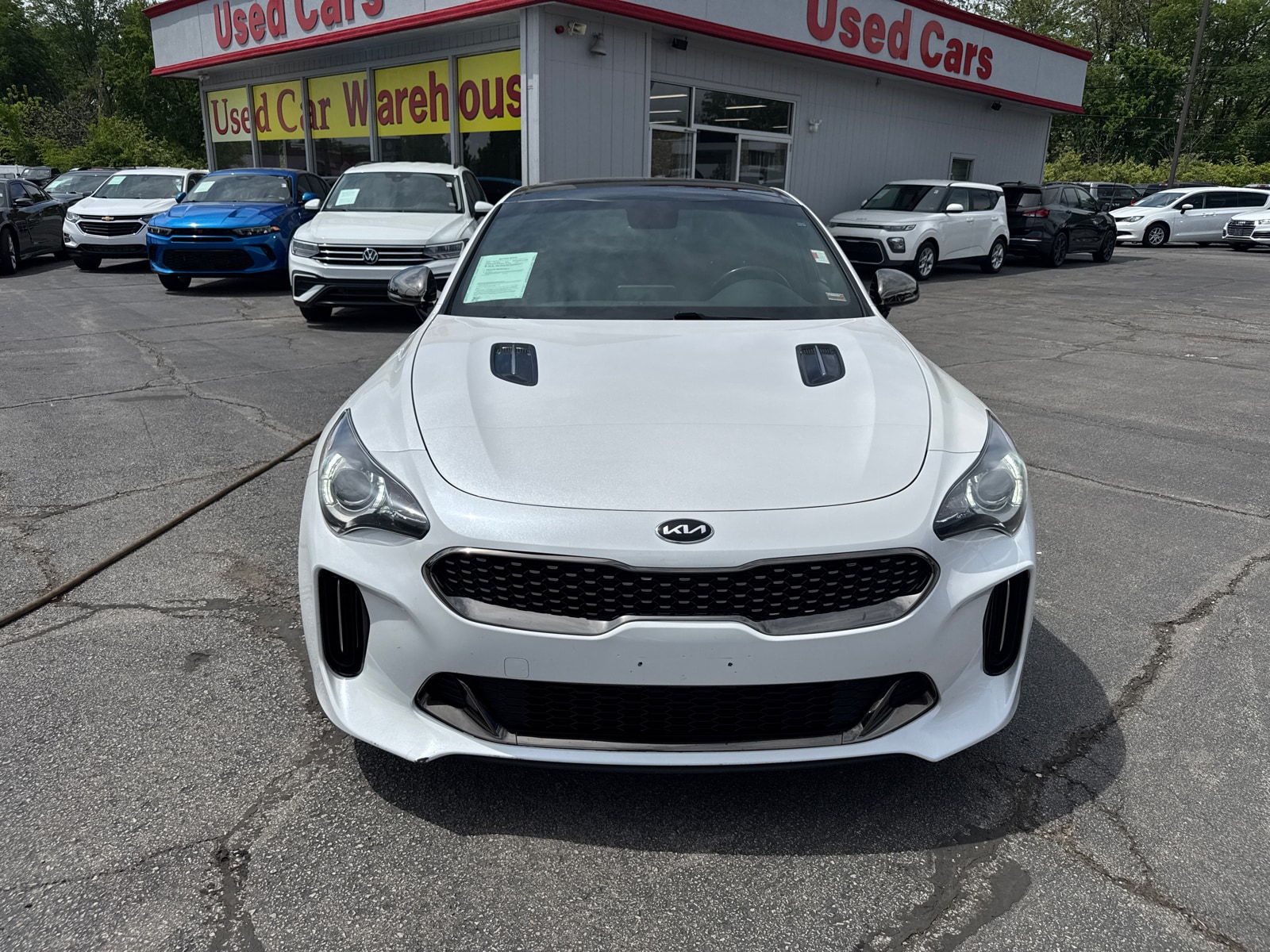 Used 2020 Kia Stinger GT-Line with VIN KNAE15LAXL6073816 for sale in Kansas City