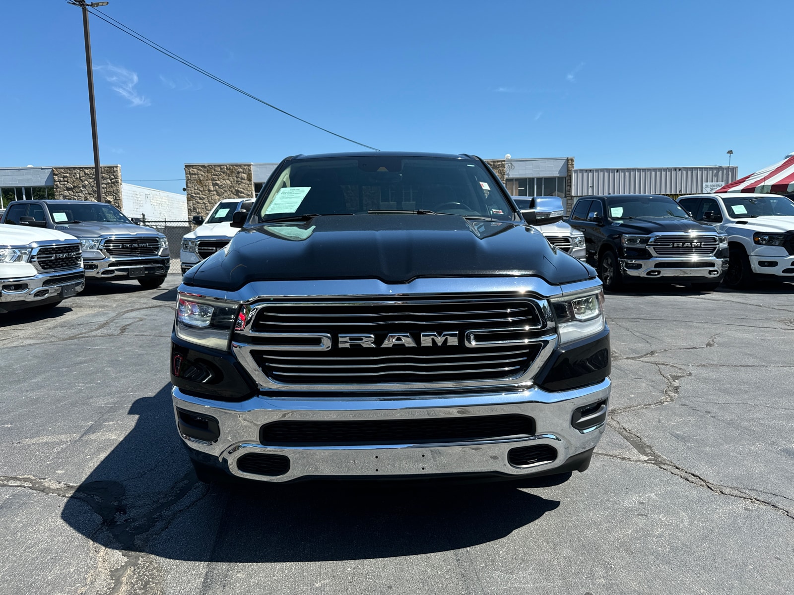 Used 2021 RAM Ram 1500 Pickup Laramie with VIN 1C6RREJT7MN691269 for sale in Independence, MO