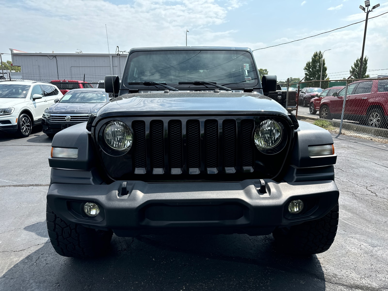 Used 2019 Jeep Wrangler Sport S with VIN 1C4GJXAN6KW526129 for sale in Kansas City