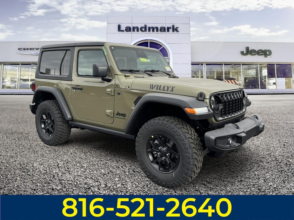 New 2026 Jeep Wrangler 2-DOOR WILLYS Sport Utility