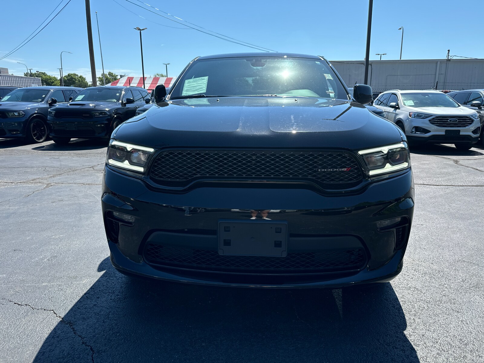 Used 2022 Dodge Durango SXT with VIN 1C4RDJAG0NC158079 for sale in Independence, MO