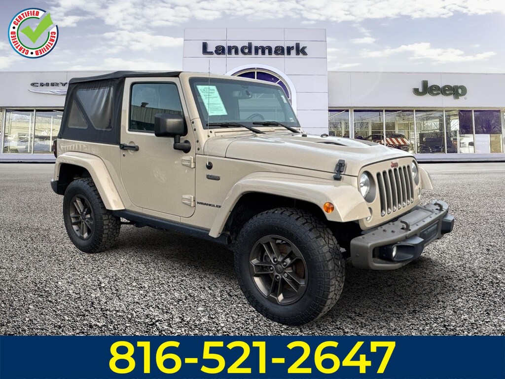 Used 2016 Jeep Wrangler 75th Anniversary Sport Utility