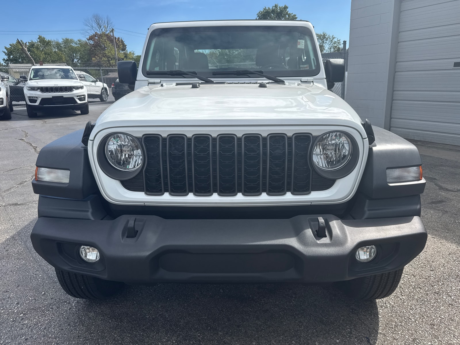 Used 2024 Jeep Wrangler 2-Door Sport with VIN 1C4PJXAG4RW256314 for sale in Kansas City