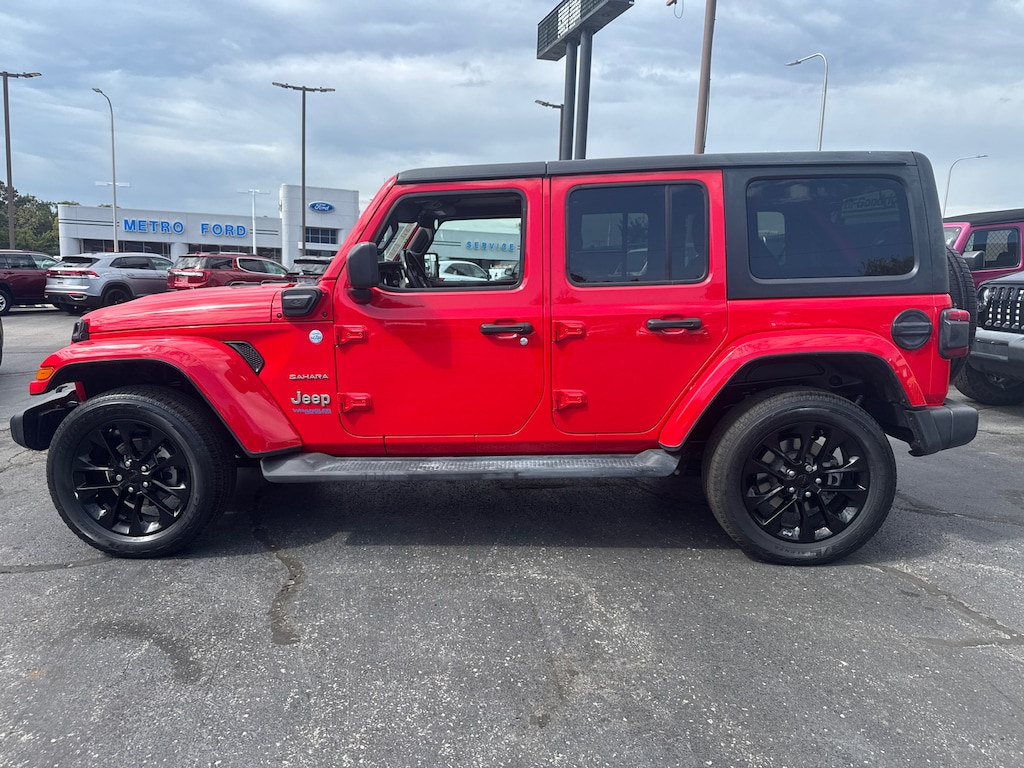 Used 2021 Jeep Wrangler 4XE Unlimited Sahara Sport Utility