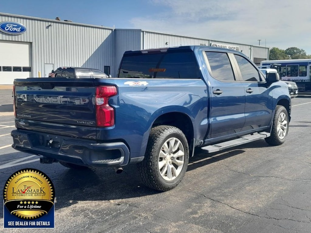 Used 2021 Chevrolet Silverado 1500 4WD Custom Crew Cab Truck